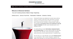 Desktop Screenshot of dimenxionsurfaces.com